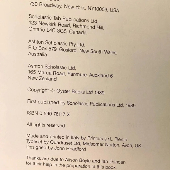 Vintage 1989 Monster Madness A Picture Puzzle Book Hippo Books Scholastic - Picture 6 of 12